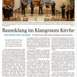 Raumklang im Klangraum Kirche – Pro Musica Sacra klärt Zusammenhänge in zwei Konzerten