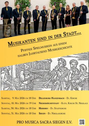 Musikanten sind in der Stadt …
