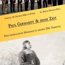 Paul Gerhardt und seine Zeit …